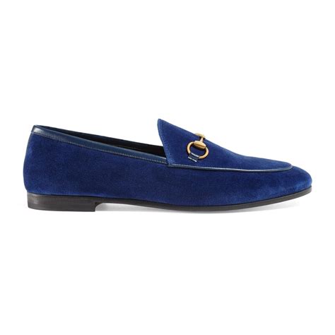 gucci loafers velvet blue|gucci men's loafer with buckle.